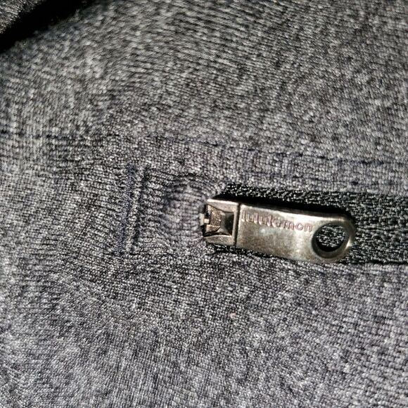 Lululemon Discipline Pull On Track Gray Straight Leg Zip Pockets Drawstring XL - Picture 7 of 14